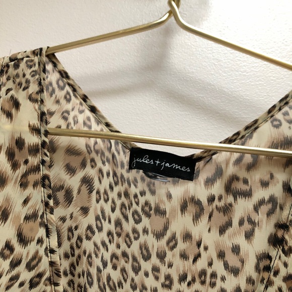 JULES + JAMES LEOPARD TANK - Picture 7 of 9